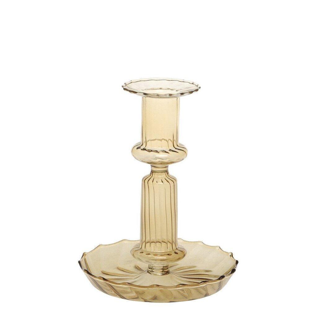 Kerzenständer in Bernsteinfarben