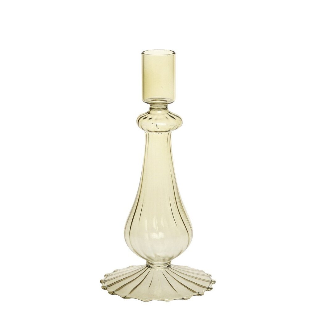 Kerzenständer in Olivenfarbe