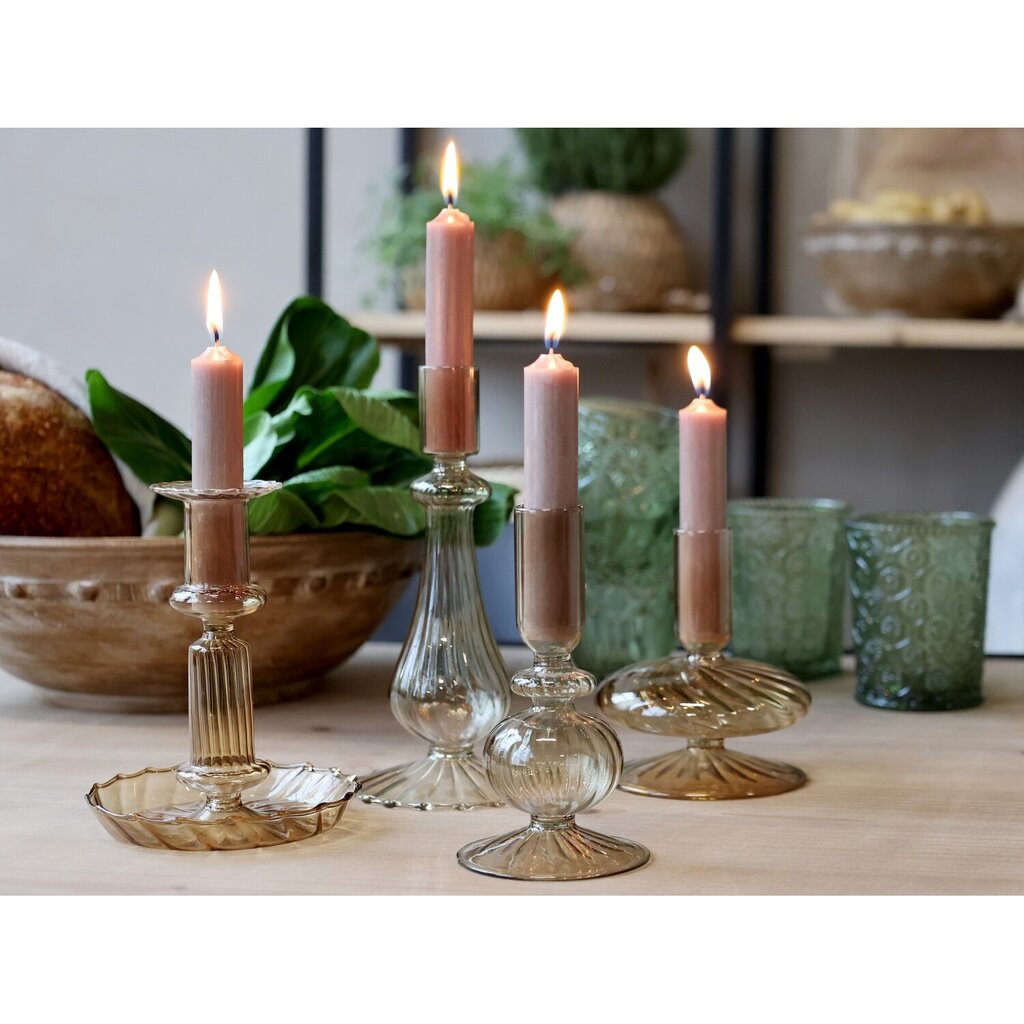 Chic Antique Kerzenständer in Olivenfarbe Preview Image