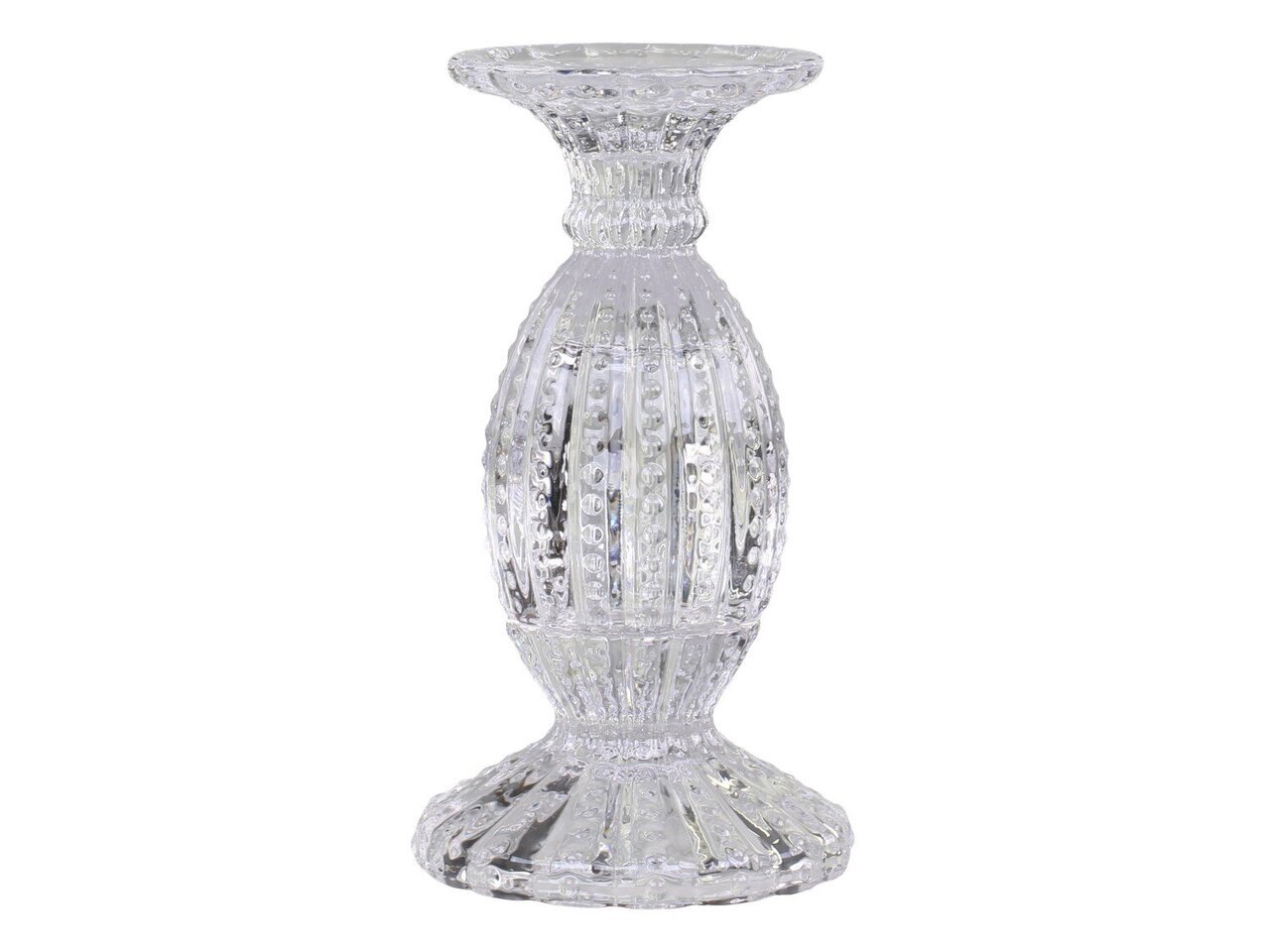 Kerzenständer mit Perlenkante