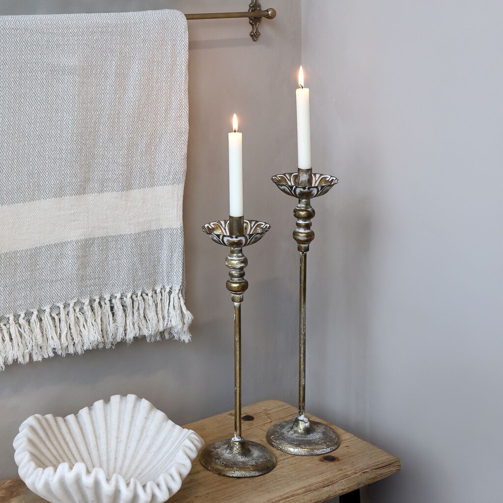 Chic Antique Kerzenständer Vire Messinglook Preview Image