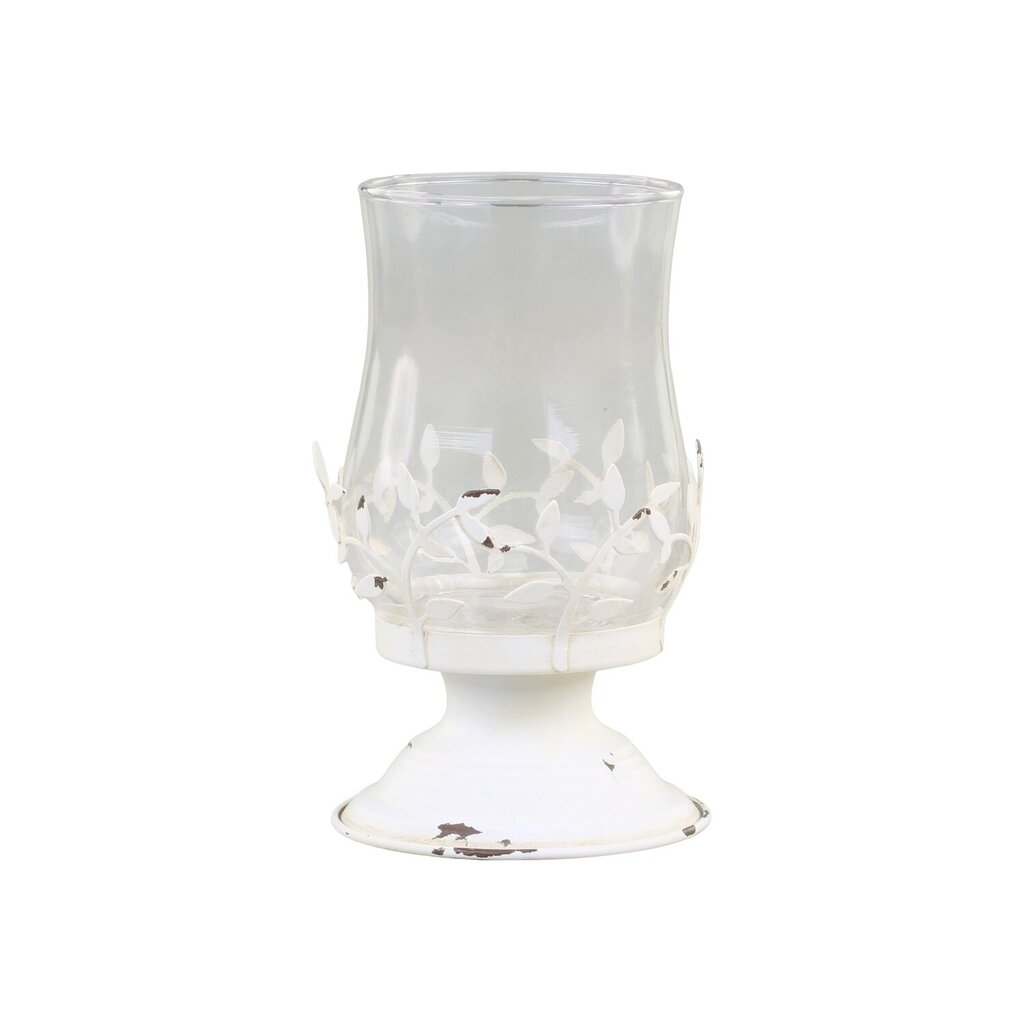 Kerzenständer Windlicht mit Blättern