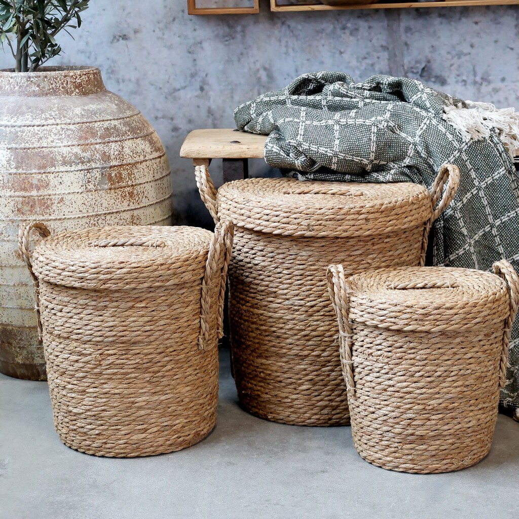 Chic Antique Körbe mit Deckel 3-er Set Preview Image