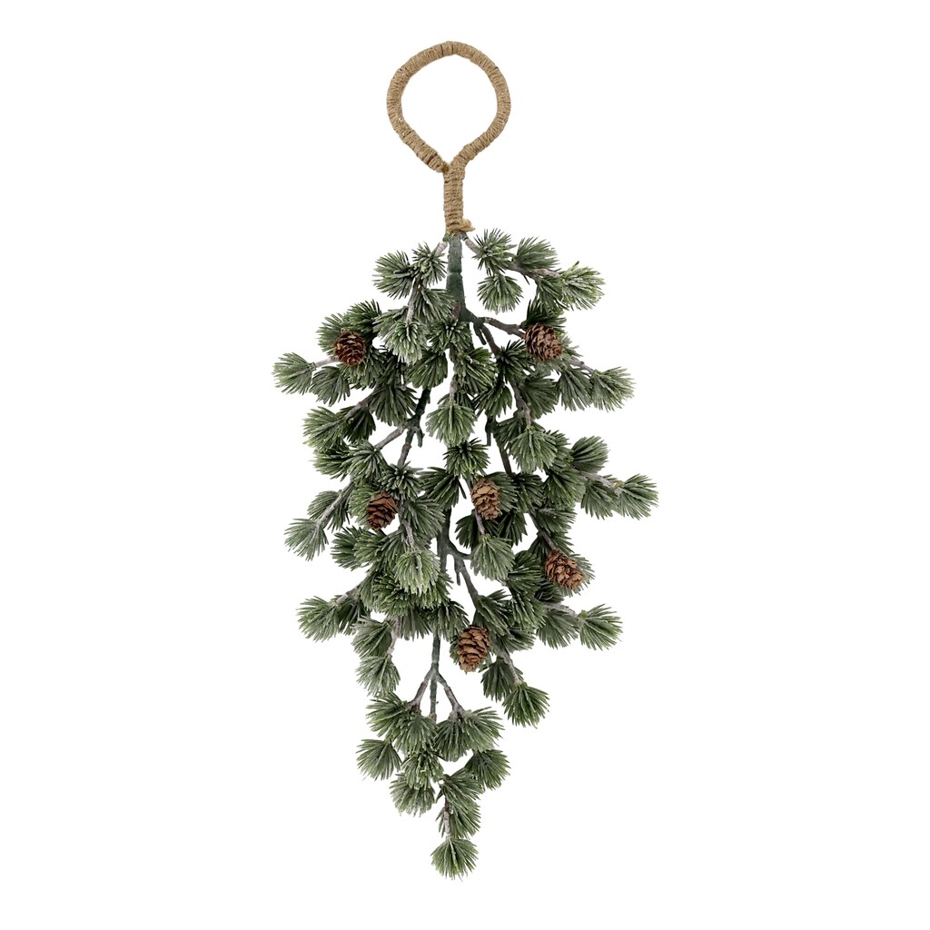 Chic Antique Künstlicher Zedernbaumzweig mit Zapfen zum Aufhängen Preview Image