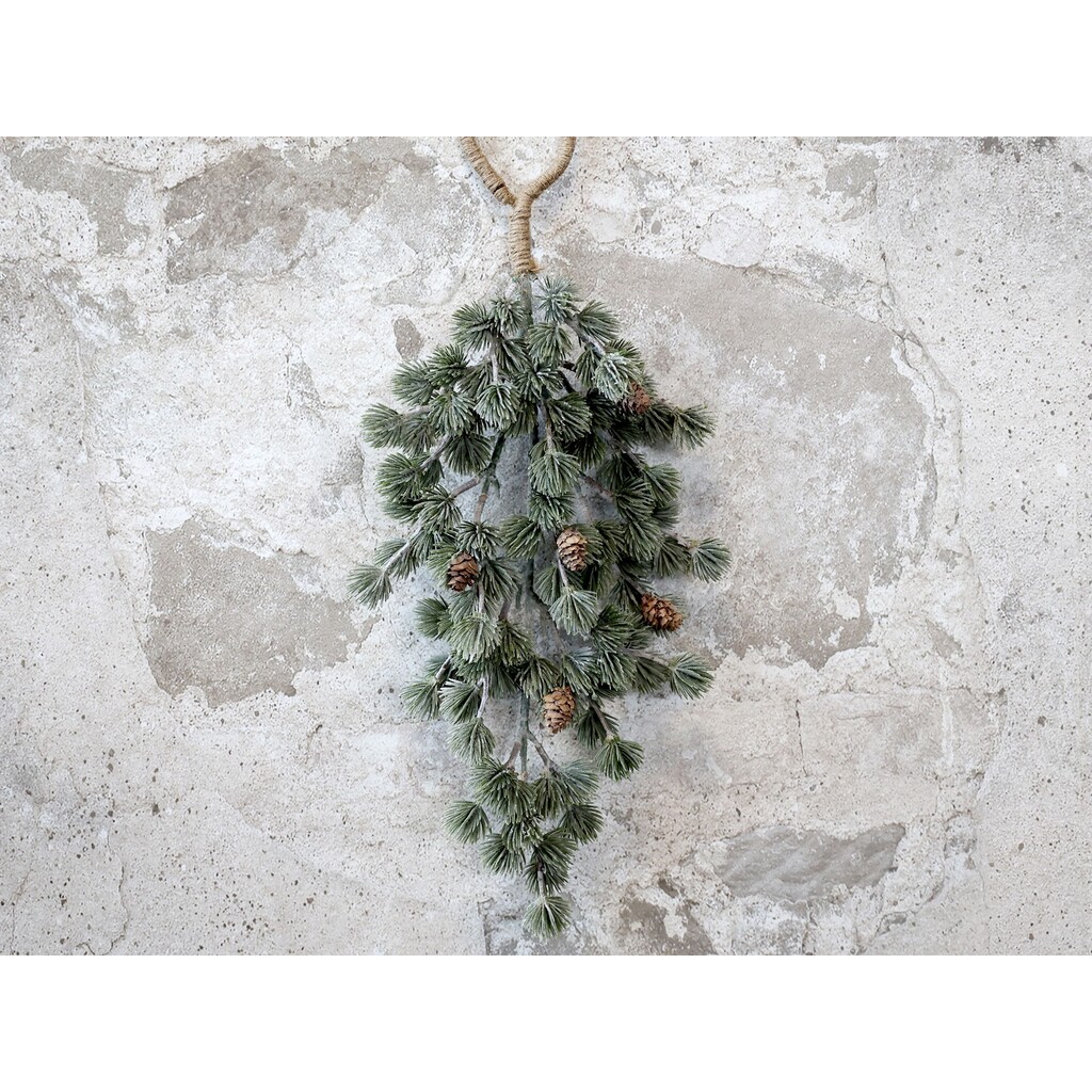 Chic Antique Künstlicher Zedernbaumzweig mit Zapfen zum Aufhängen Preview Image
