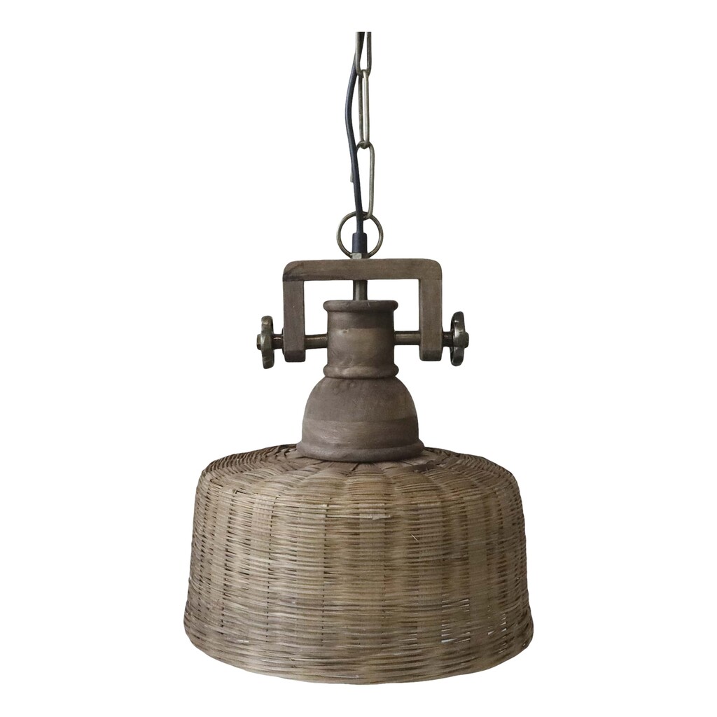 Chic Antique Lampe aus Rattangeflecht Preview Image