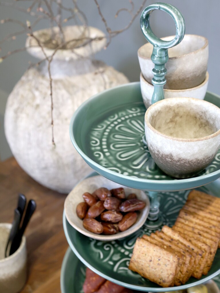 Chic Antique Landhaus Etagere mit Tabletts online kaufen bei SKANDEKO (Ansicht 2)