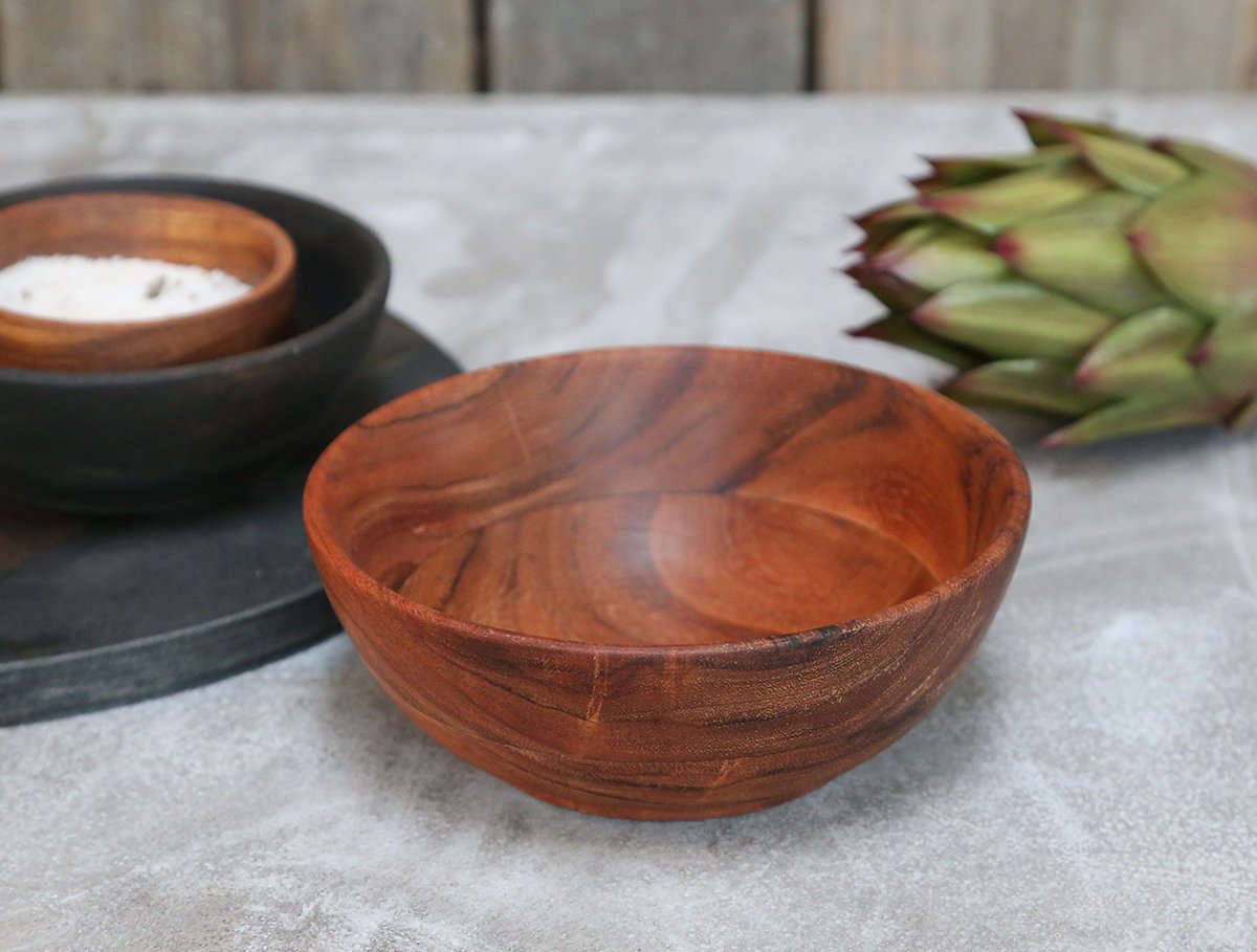 Impressionen zu Chic Antique Laon Schale aus Akazienholz, Bild 1