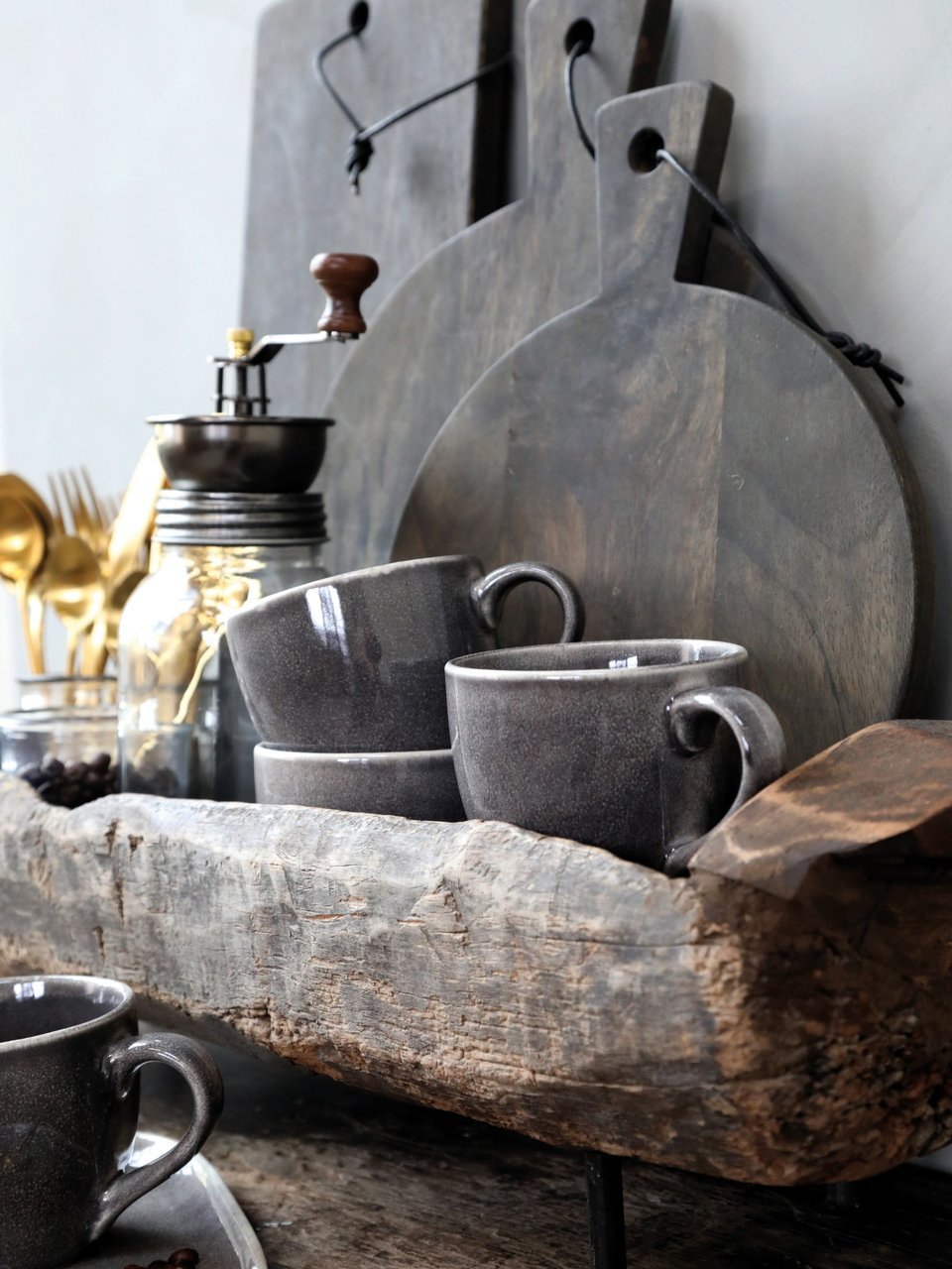 Impressionen zu Chic Antique Laon Tapasbrett Akazienholz rund, Bild 2