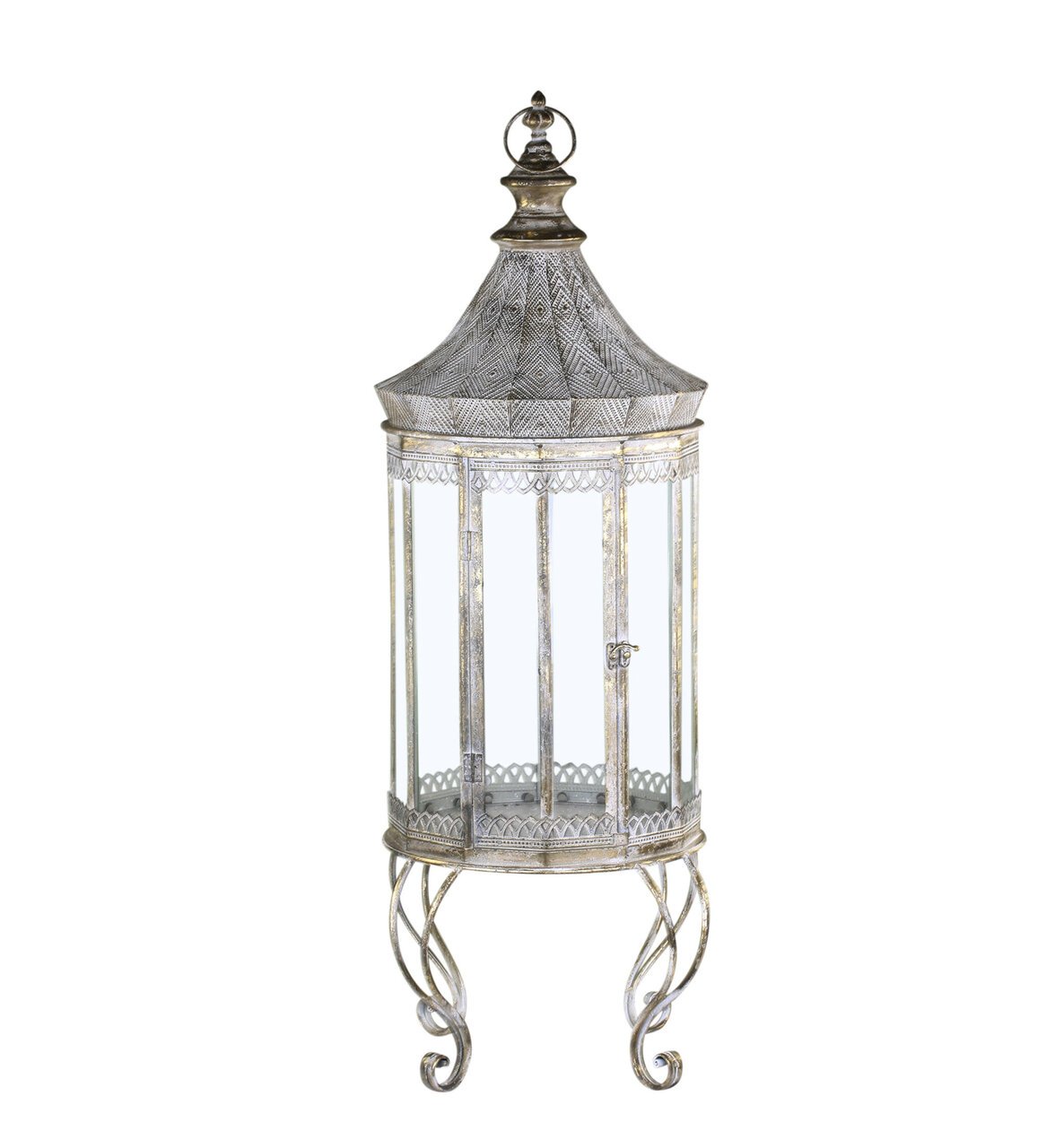 Laterne Vire auf Fuß