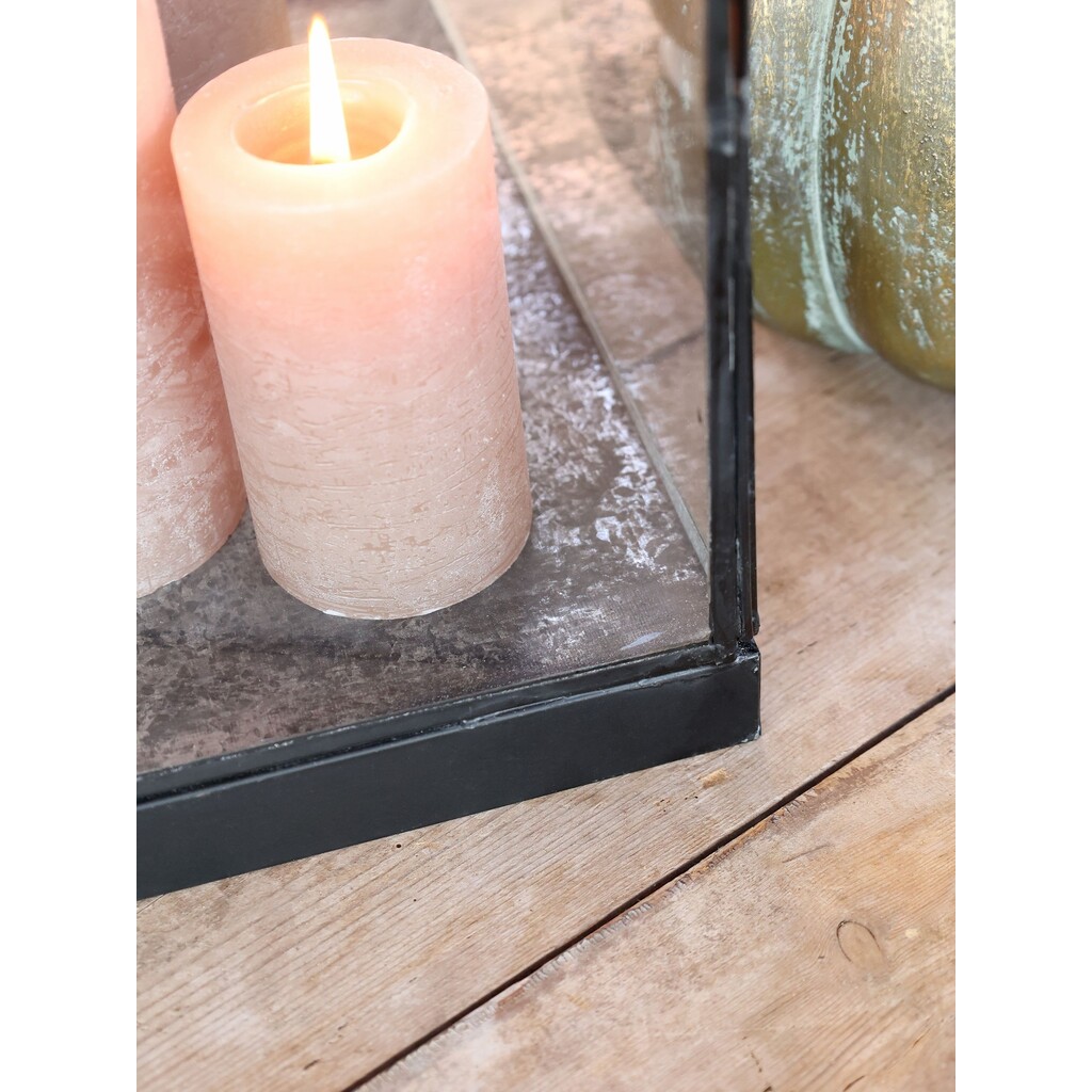 Laterne XXL mit Muster