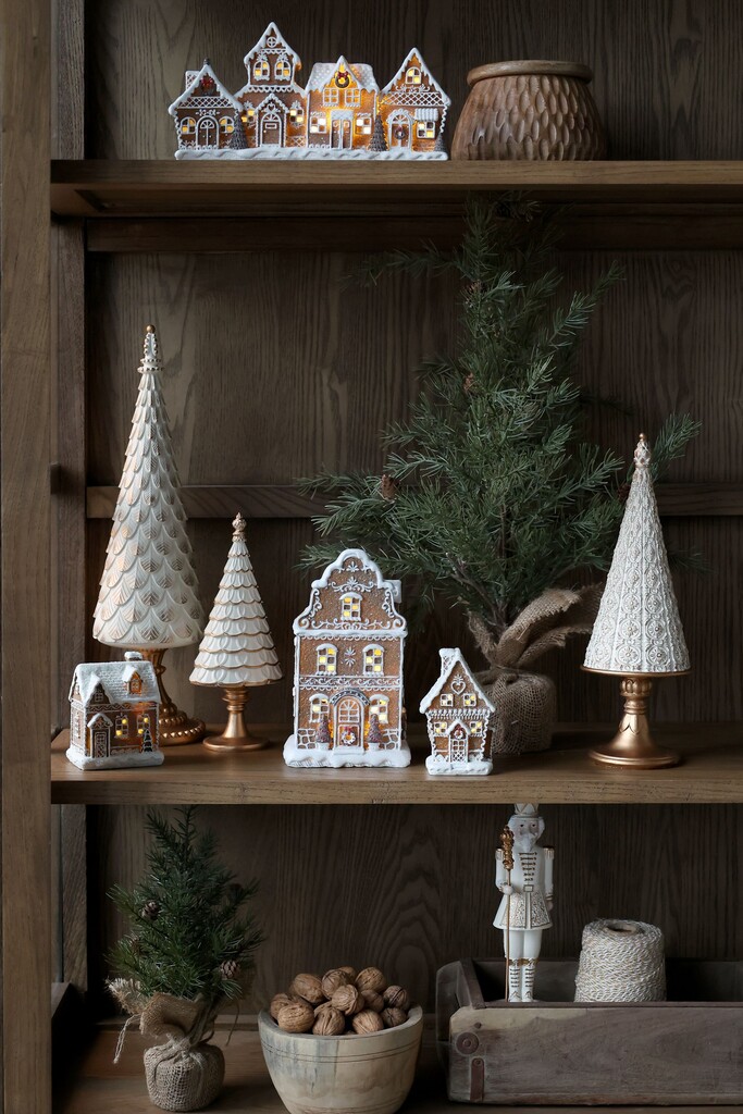 Chic Antique LED Häuschen, Noël Lebkuchenhaus Preview Image