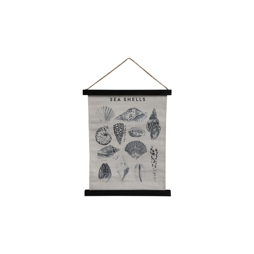Chic Antique Leinwand mit Muscheln zum Aufhängen Preview Image