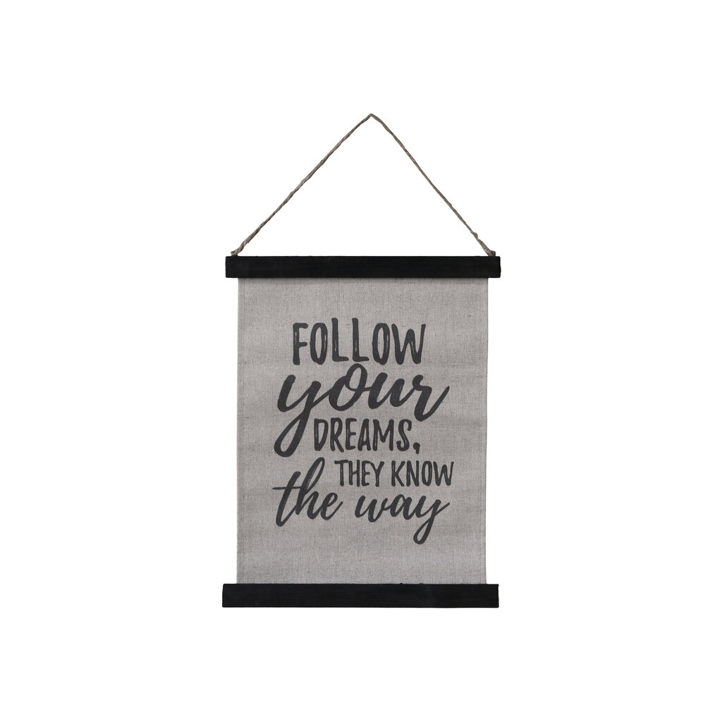 Leinwandbild mit Text zum Aufhängen klein