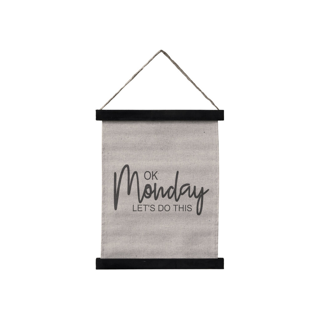 Leinwandbild mit Text zum Aufhängen klein