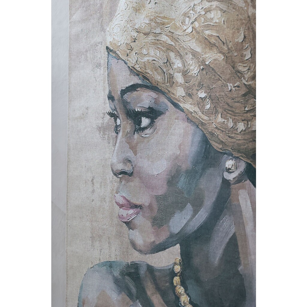 Leinwandbild zum Aufhängen mit Frau