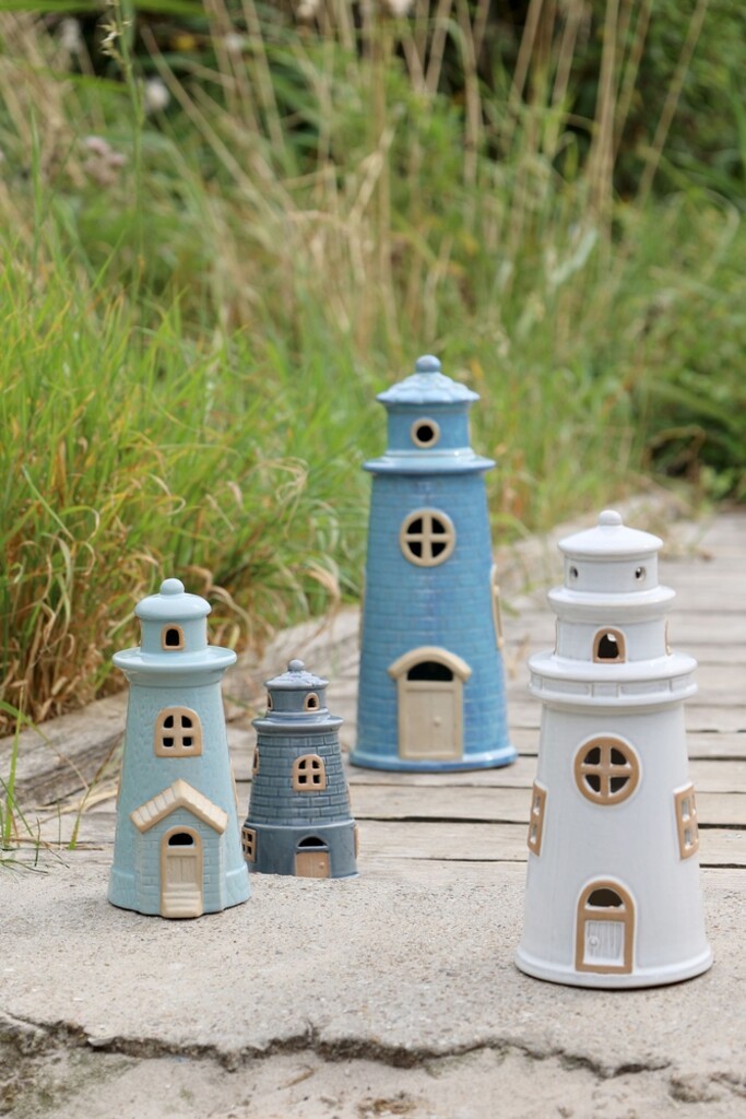 Chic Antique Leuchtturm mit LED online kaufen bei SKANDEKO (Ansicht 2)