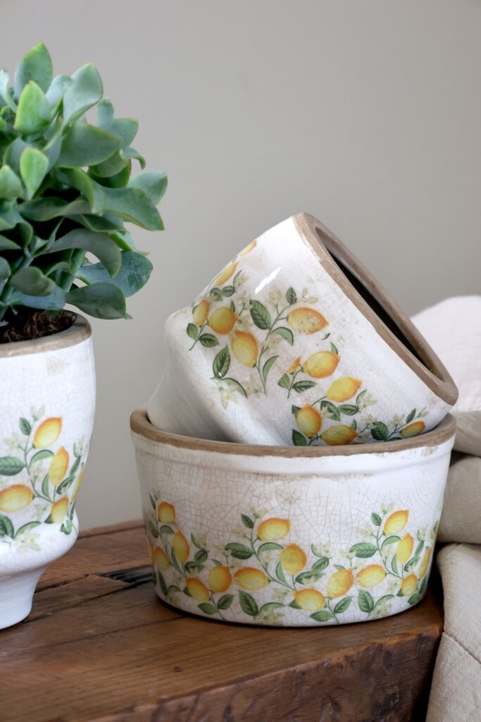 Chic Antique Pflanztopf Limone Blossom