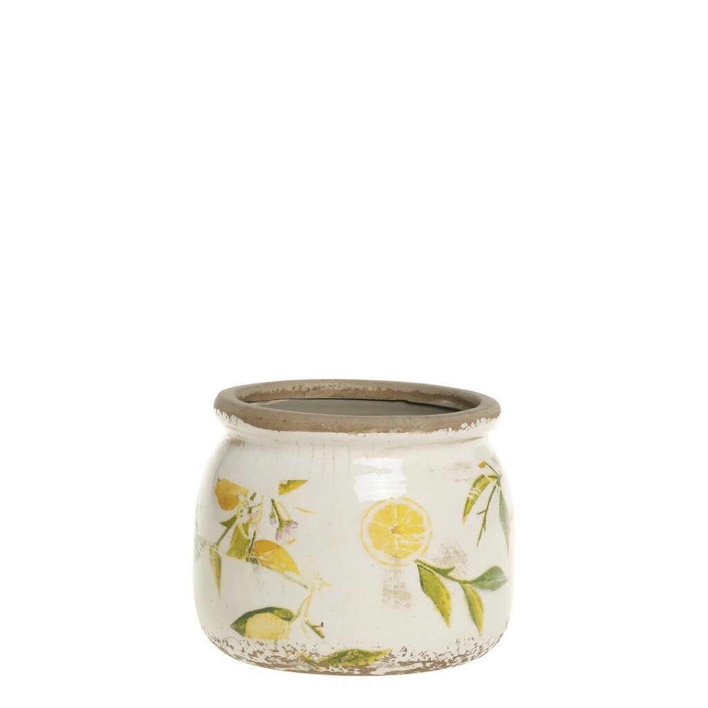 Chic Antique Limone runder Blumentopf Preview Image
