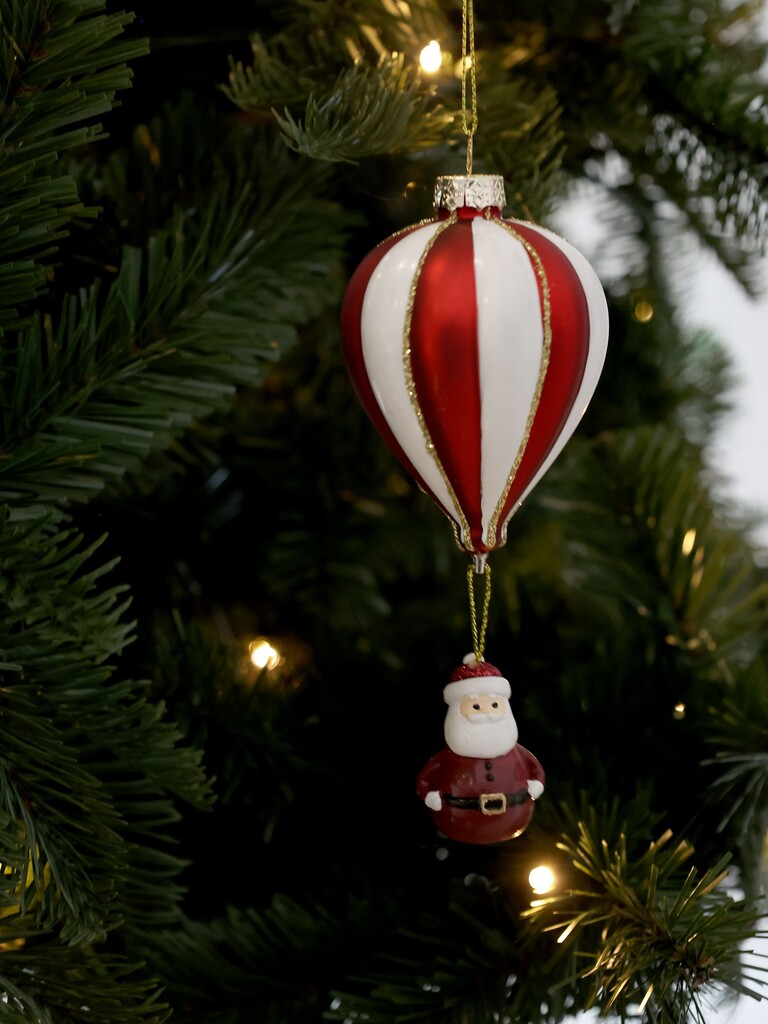 Chic Antique Luftballon mit Weihnachtsmann zum Aufhängen Preview Image