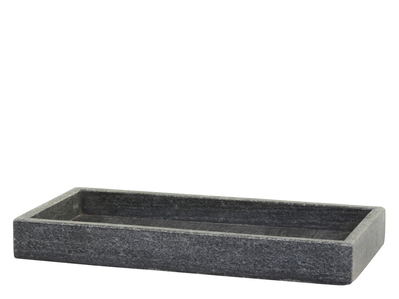 Morlaix Tablett aus Marmor rechteckig