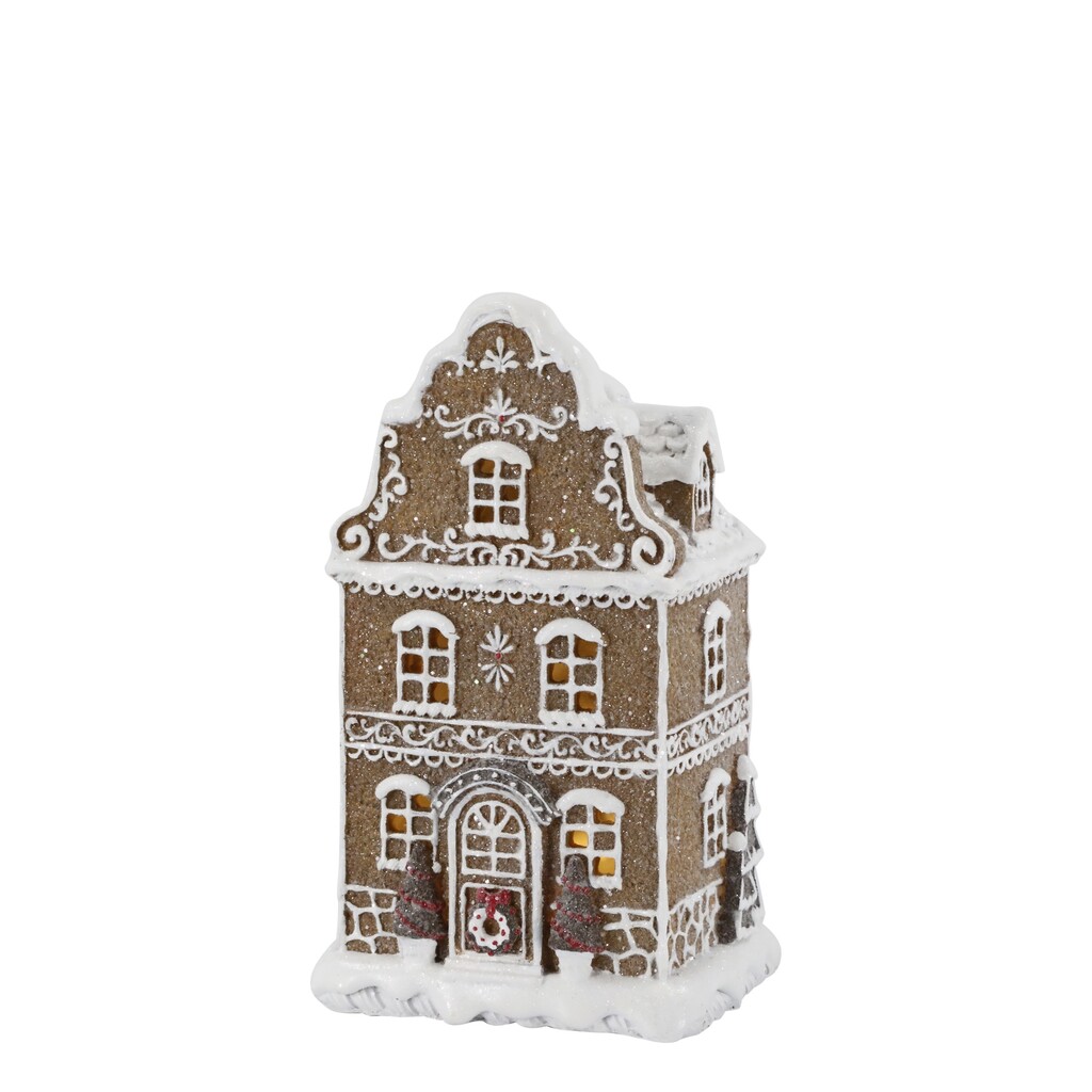 Chic Antique Noël Lebkuchenhaus Lichthaus mit LED Preview Image