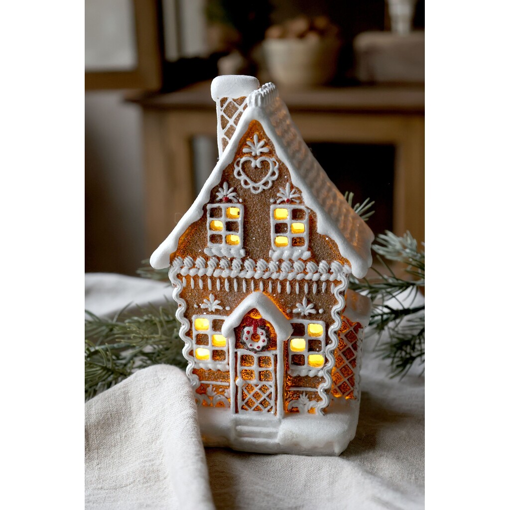 Noël Lebkuchenhaus mit LED