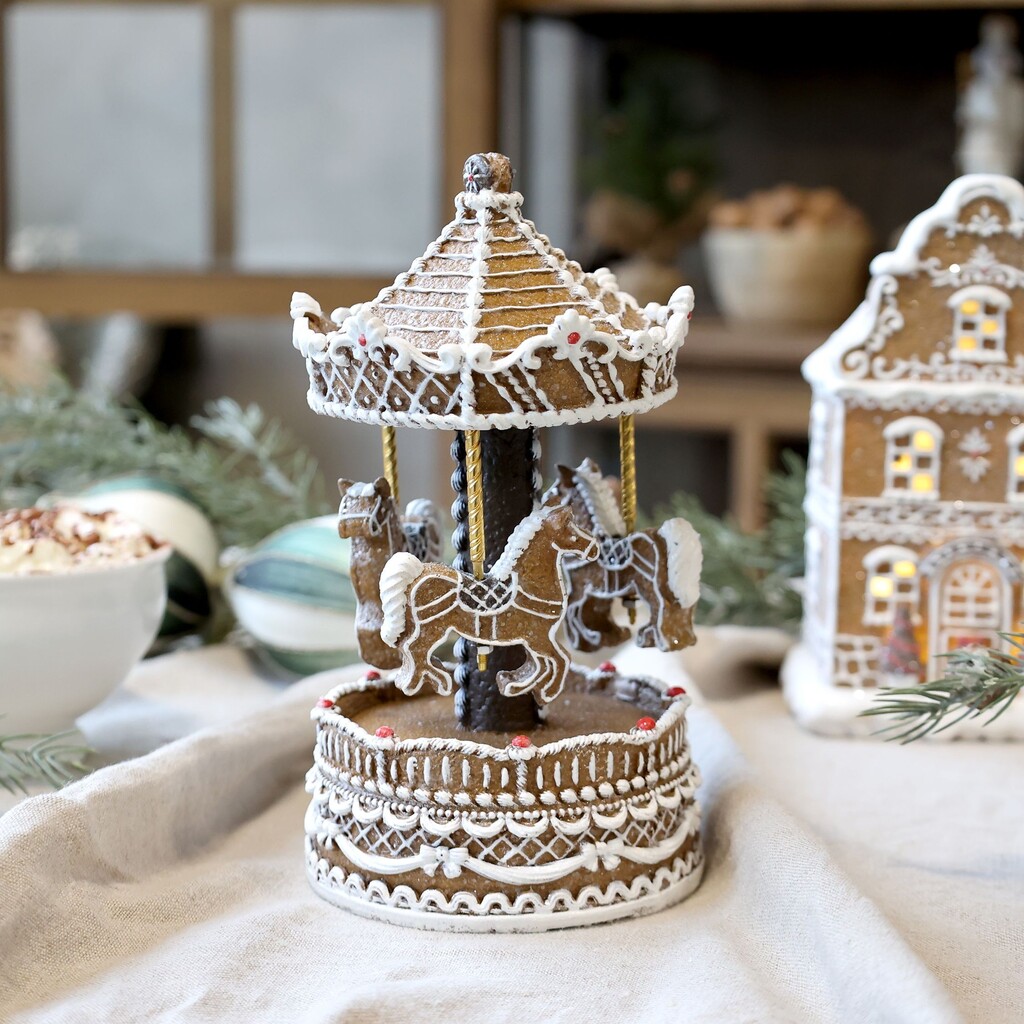 Chic Antique Noël Spieluhr mit Karussell, Weihnachtsdeko online kaufen bei SKANDEKO (Ansicht 2)