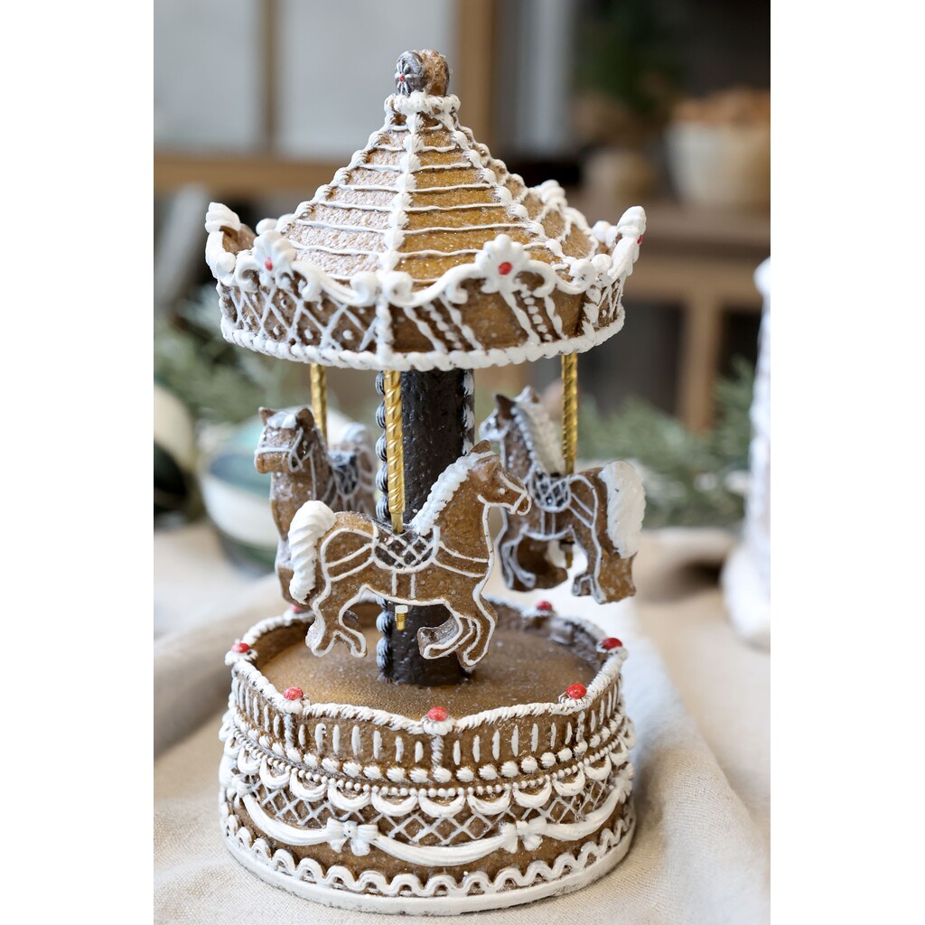 Noël Spieluhr mit Karussell, Weihnachtsdeko