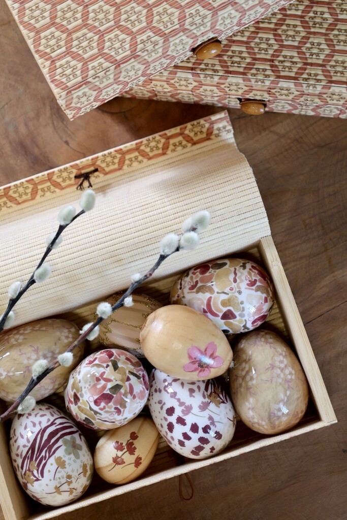 Chic Antique Ostereier Hänger mit Blumen Set (3-teilig) online kaufen bei SKANDEKO (Ansicht 2)