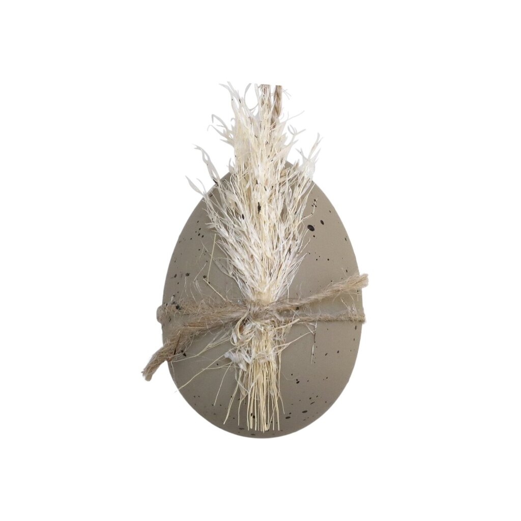 Osterei mit getrockneten Blumen