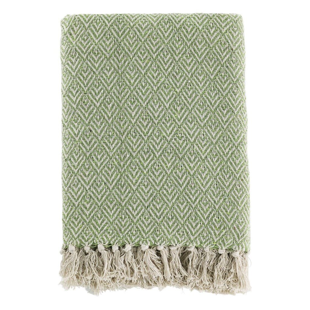 Plaid Decke Aix aus recycelter Baumwolle