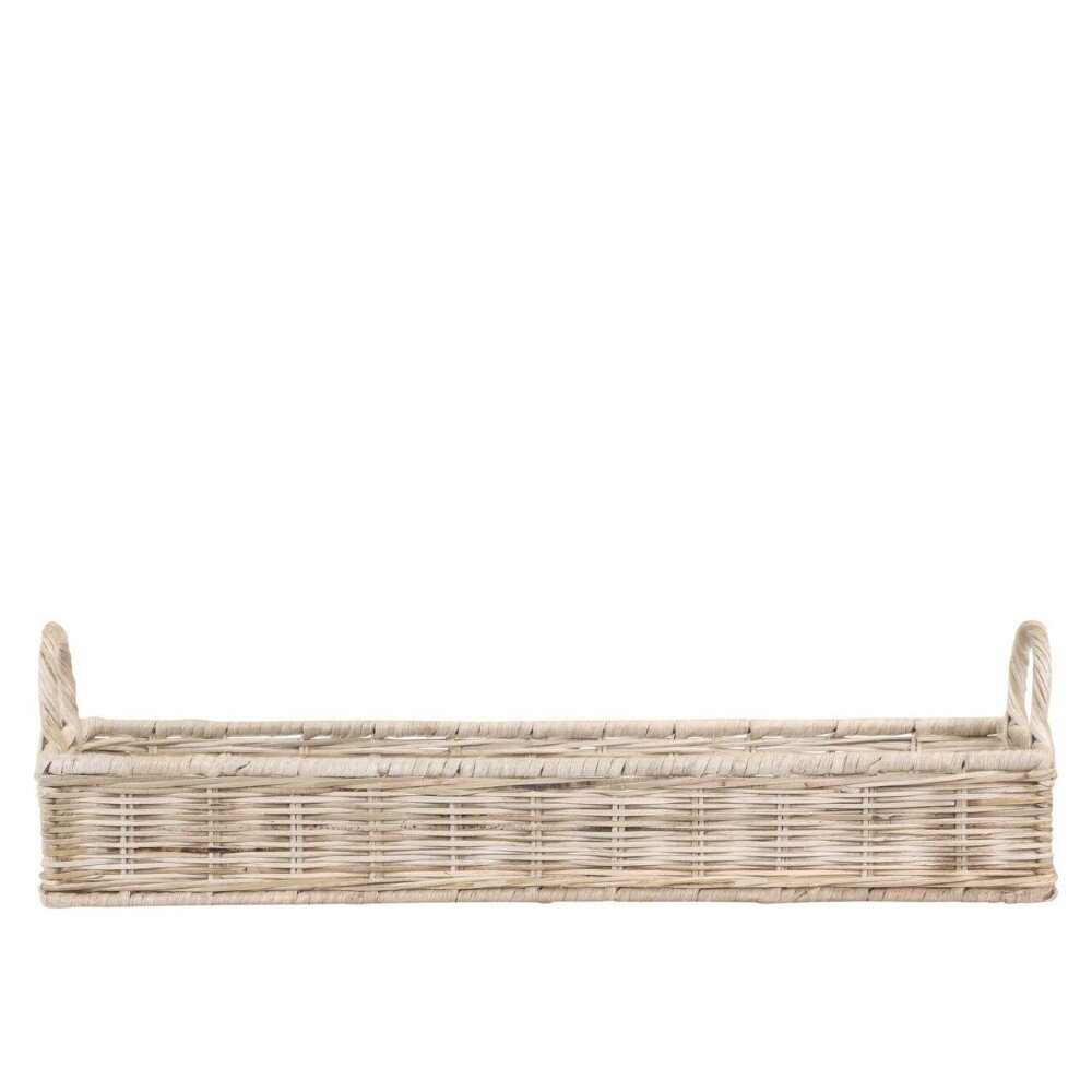 Rattan Tablett eckig