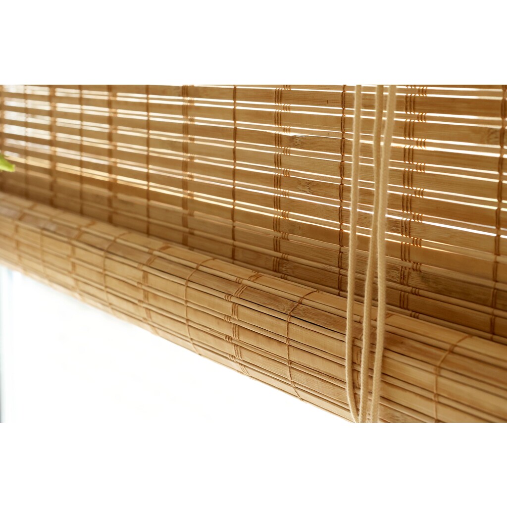 Bambusrollo, Rollgardine in Bambus