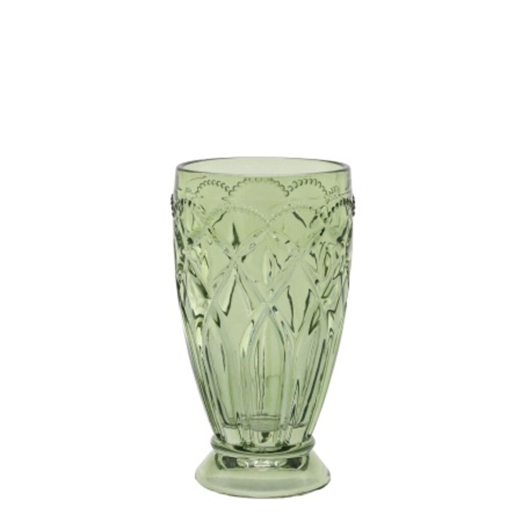 Chic Antique Saint-Émilion hohes Glas mit Muster Preview Image