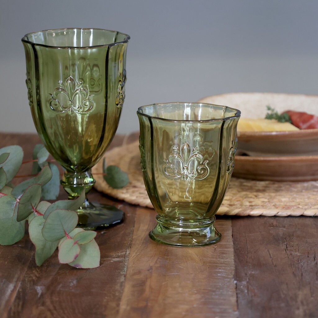 Chic Antique Trinkglas Saint-Émilion mit Muster Preview Image