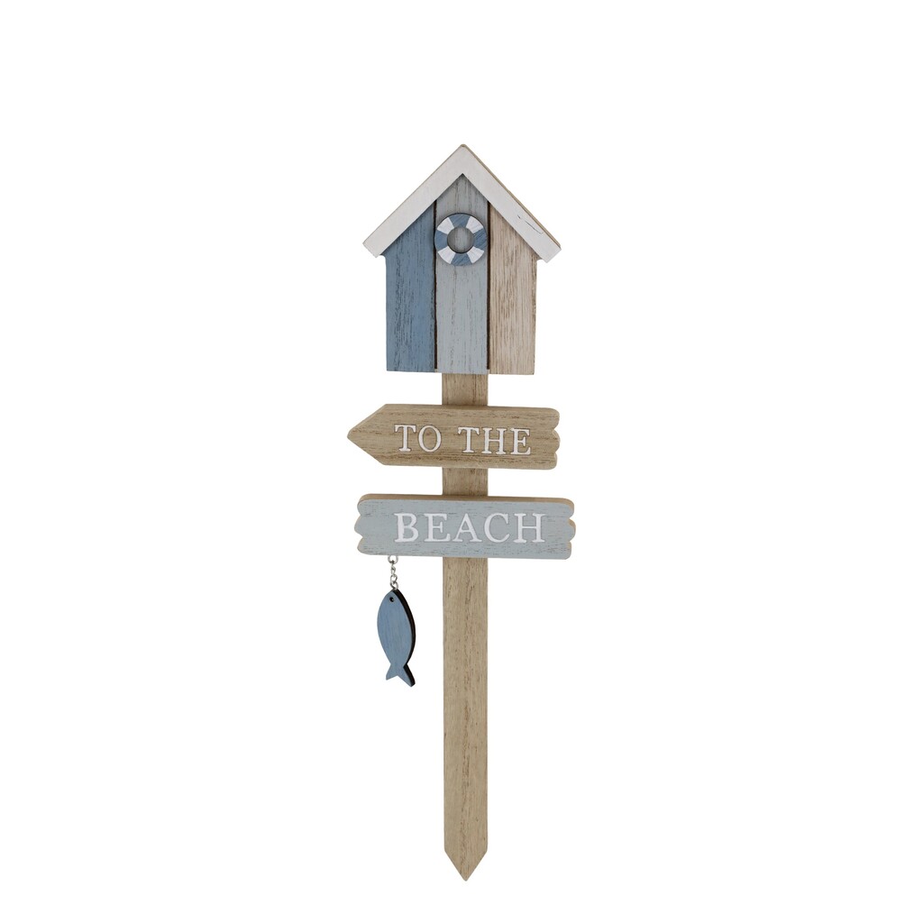 Chic Antique Schild To the Beach Preview Image
