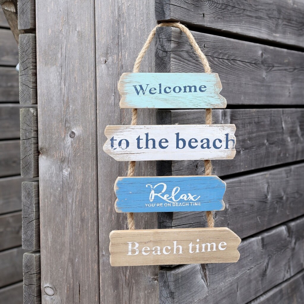 Chic Antique Maritimes Willkommensschild im Shabby Chic online kaufen bei SKANDEKO (Ansicht 2)