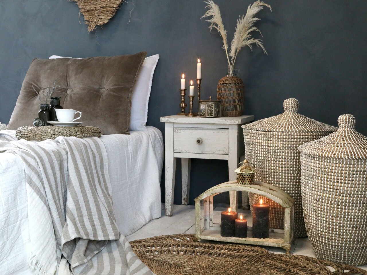 Seegras Körbe geflochten 2er von Chic Antique günstig bestellen | SKANDEKO