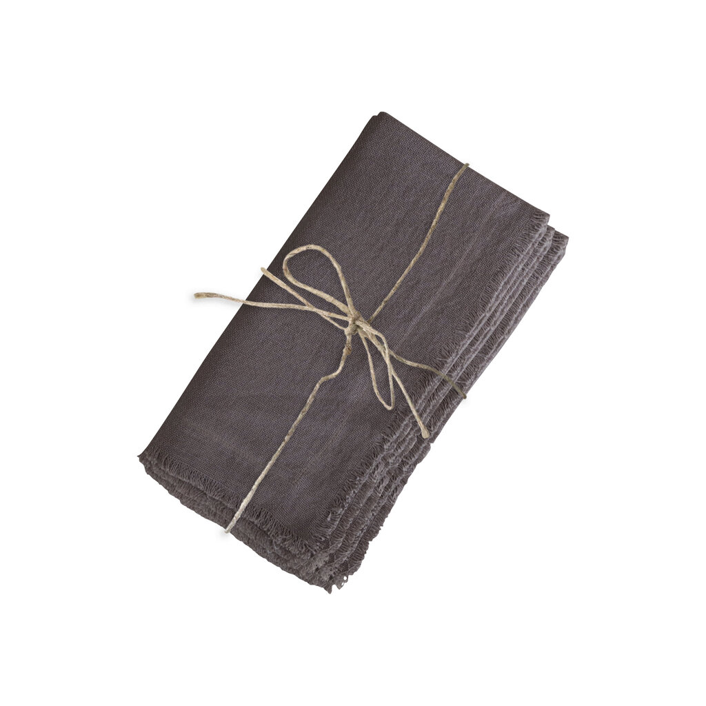 Serviette mit Fransen im 4er Set