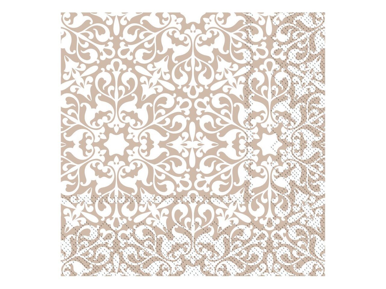 Serviette mit Muster