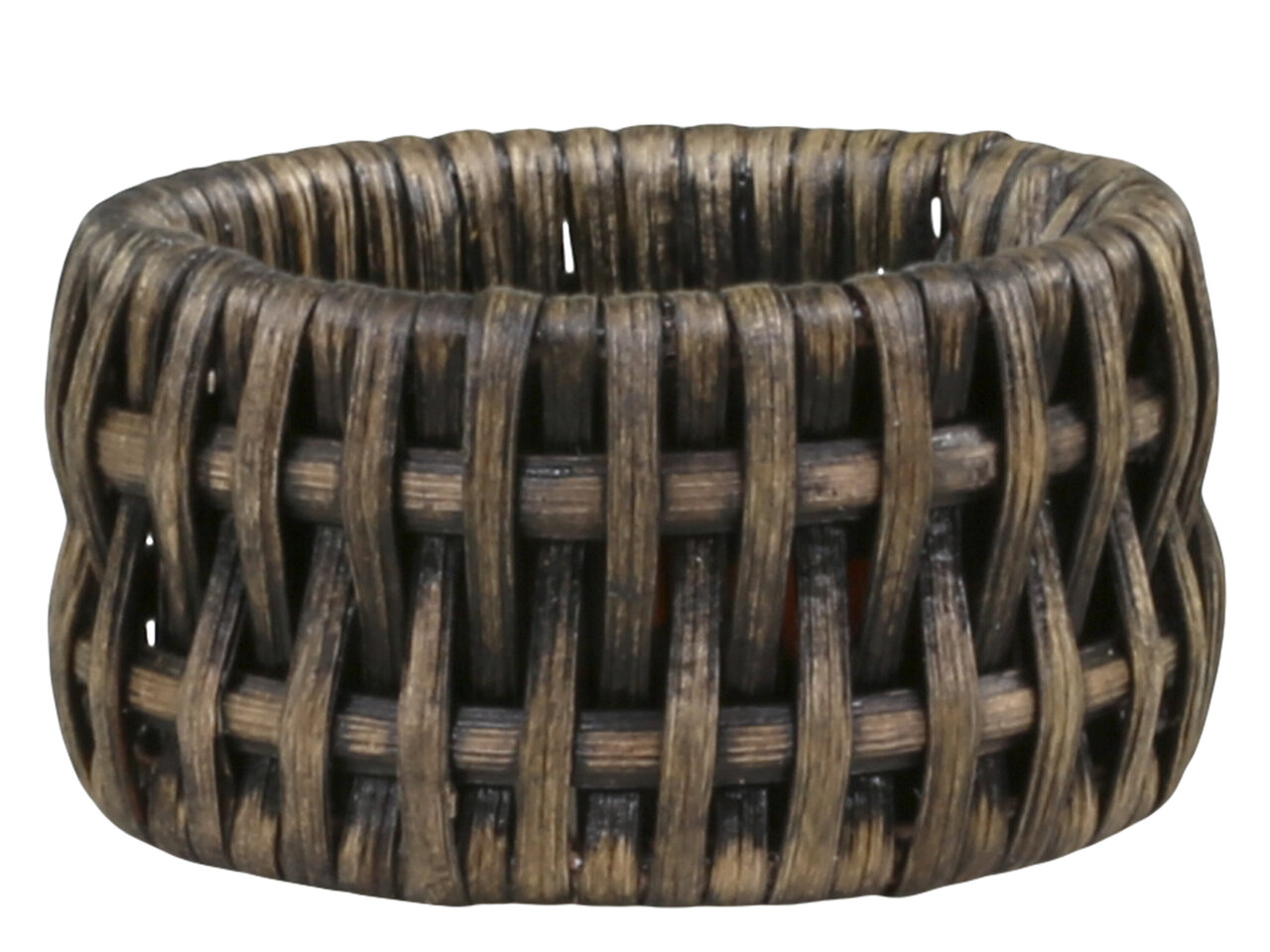 Serviettenring 4er-Set aus Rattan