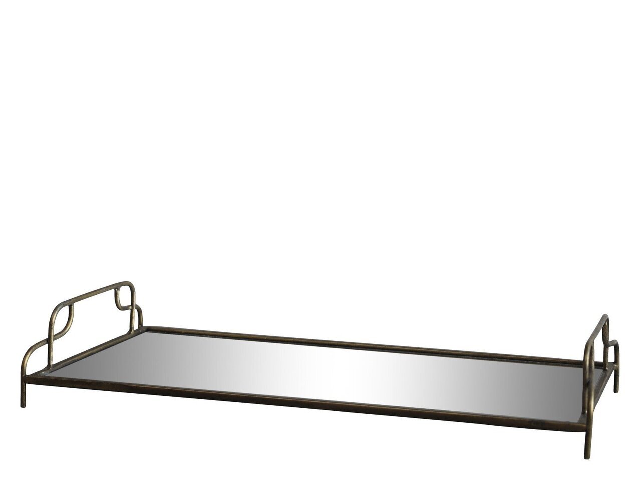 Spiegeltablett mit Henkel