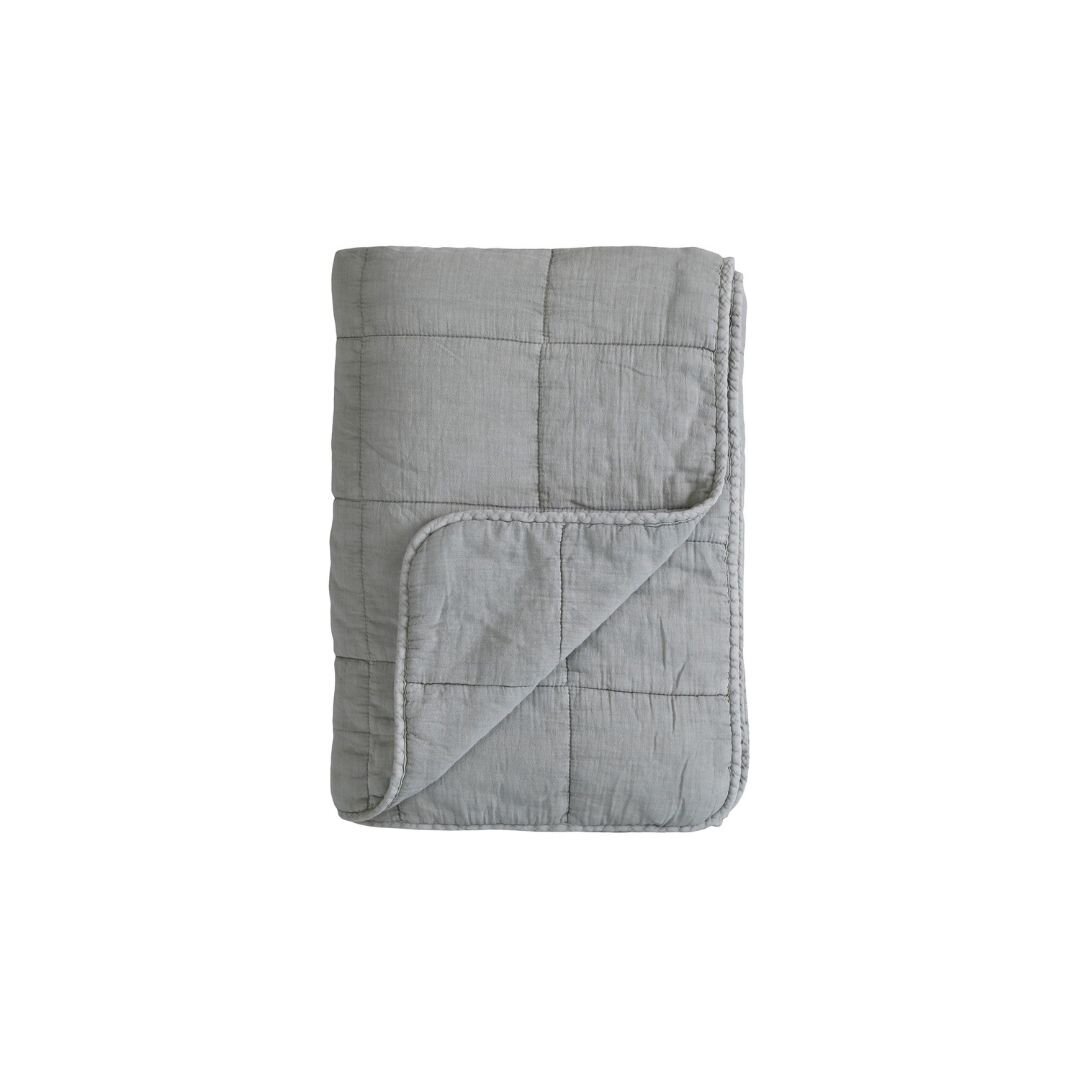Vintage Quilt Steppdecke mit Stone-Washed Optik