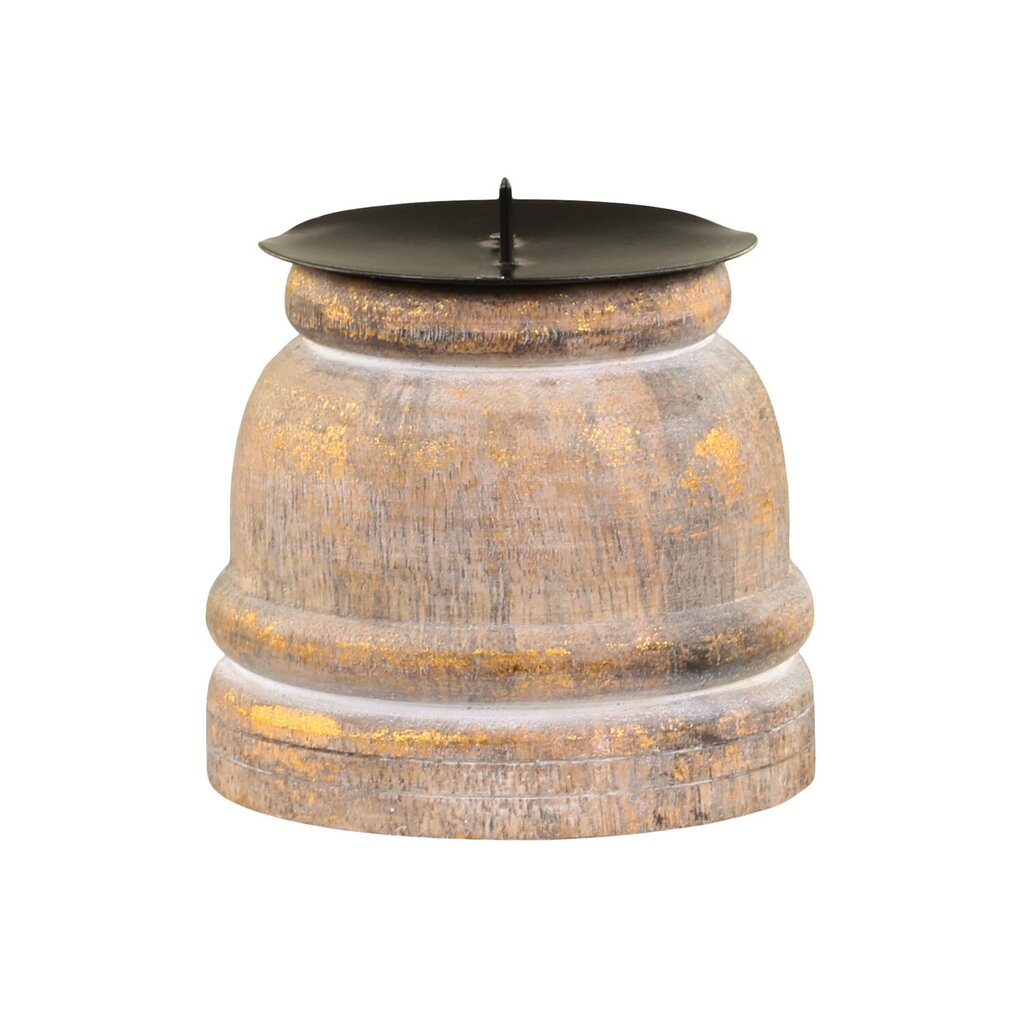 Stumpen Kerzenständer aus Mangoholz