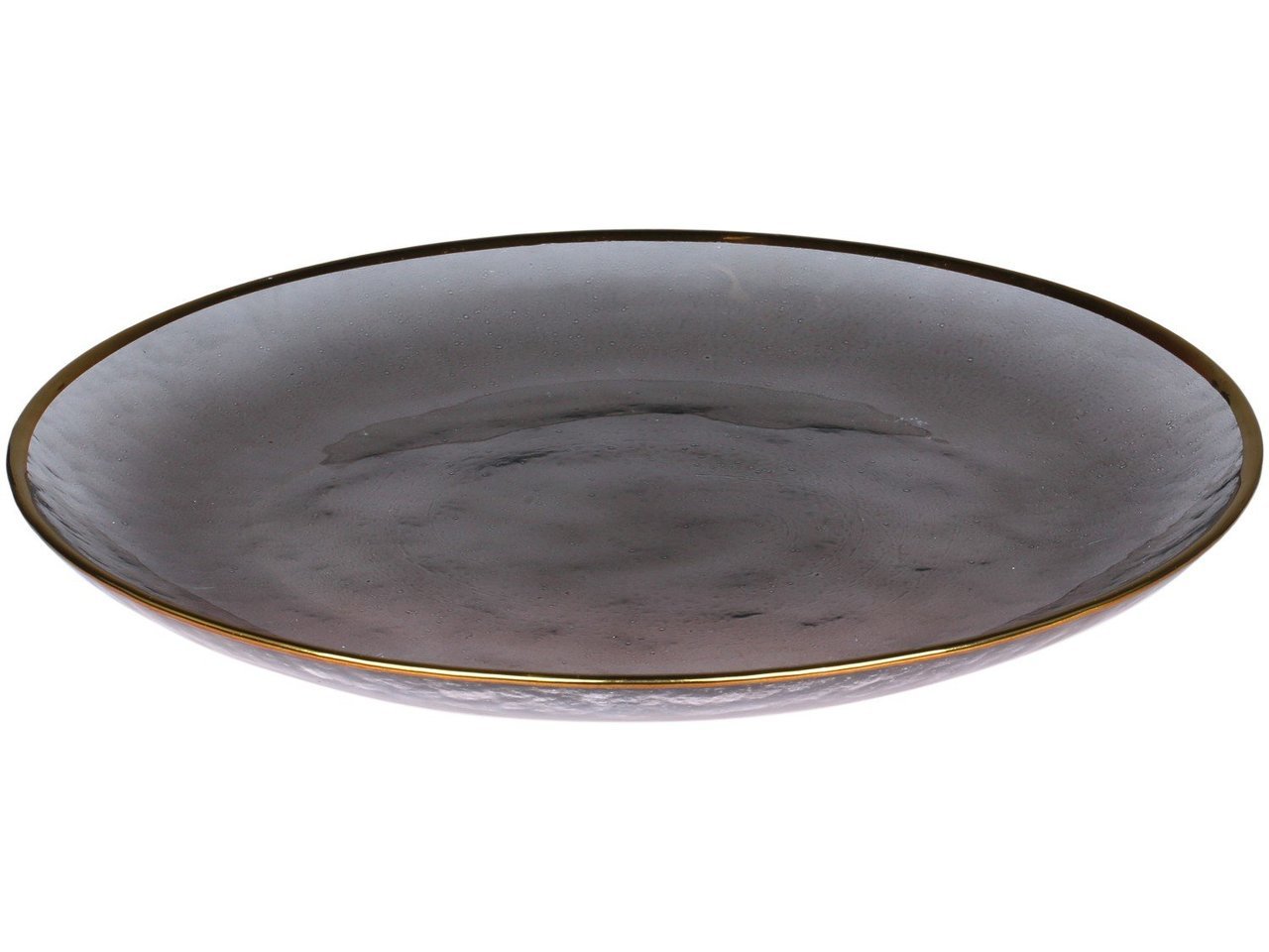 Chic Antique Teller mit Goldrand