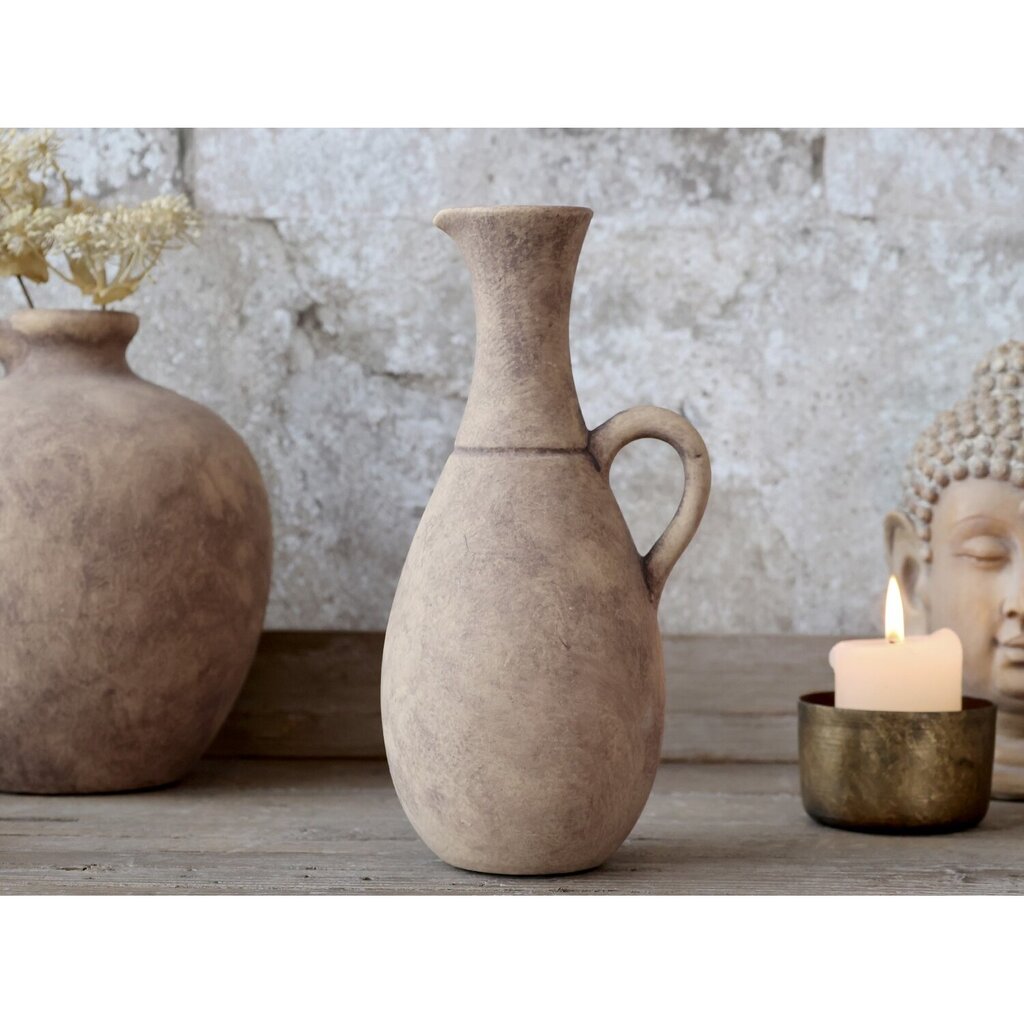 Terracotta Flasche mit Griff