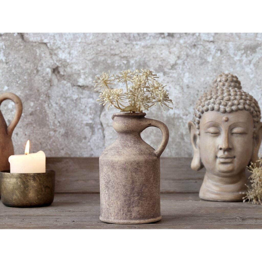 Terracotta Flasche mit Griff