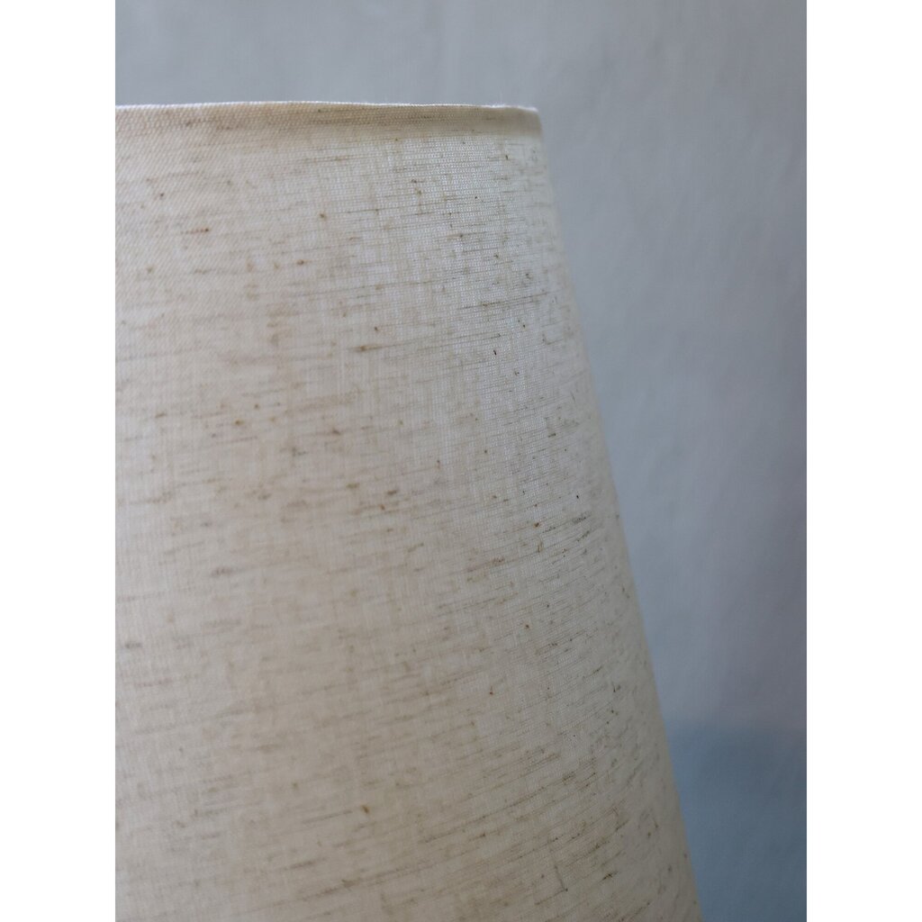 Tischlampe aus Glas mit Rillen