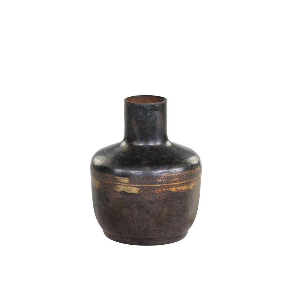 Chic Antique Vase aus Eisen, schwarz Preview Image
